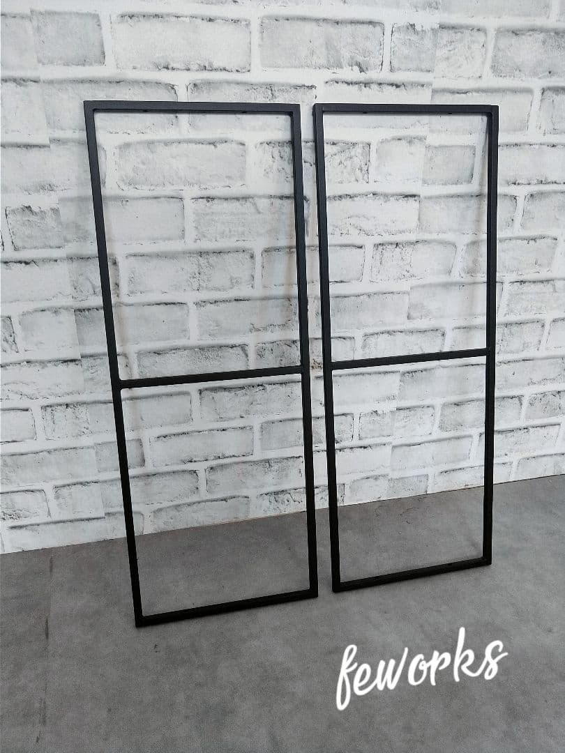 アイアンラック枠　激細10ミリ　サイズオーダー可能　天井吊り壁付け　シェルフ　棚