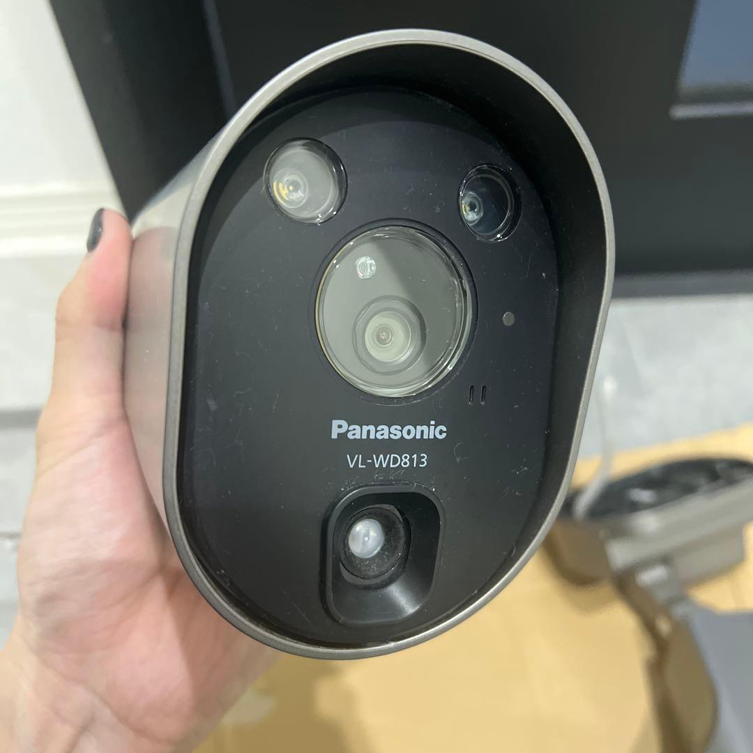 Panasonic ワイヤレス防犯カメラ　VL-WD813X 2台