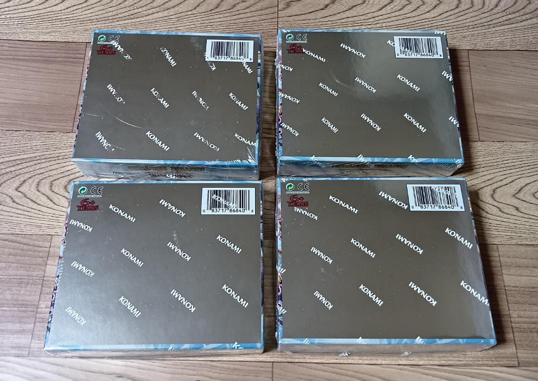 4BOXセット シュリンク付き 遊戯王 英語版 ジャスティス・ハンターズ 新品