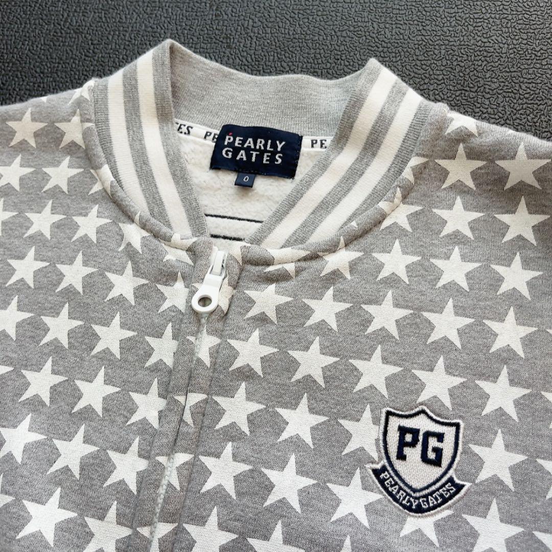 美品　パーリーゲイツ　裏起毛　セットアップ　ジャケット　スカート　星　スター