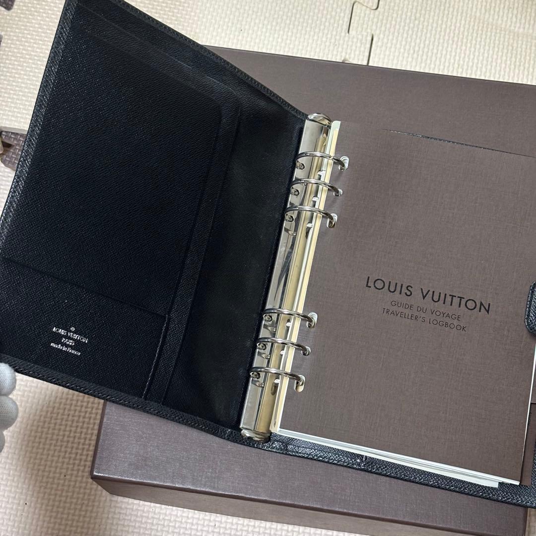 ルイヴィトン タイガ アジェンダ GM 手帳カバー リフィル付 ブラック