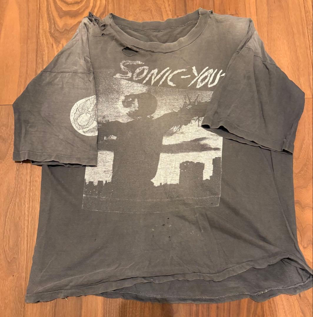 SONIC YOUTH BAD MOON RISING Tシャツ ボロ 80s