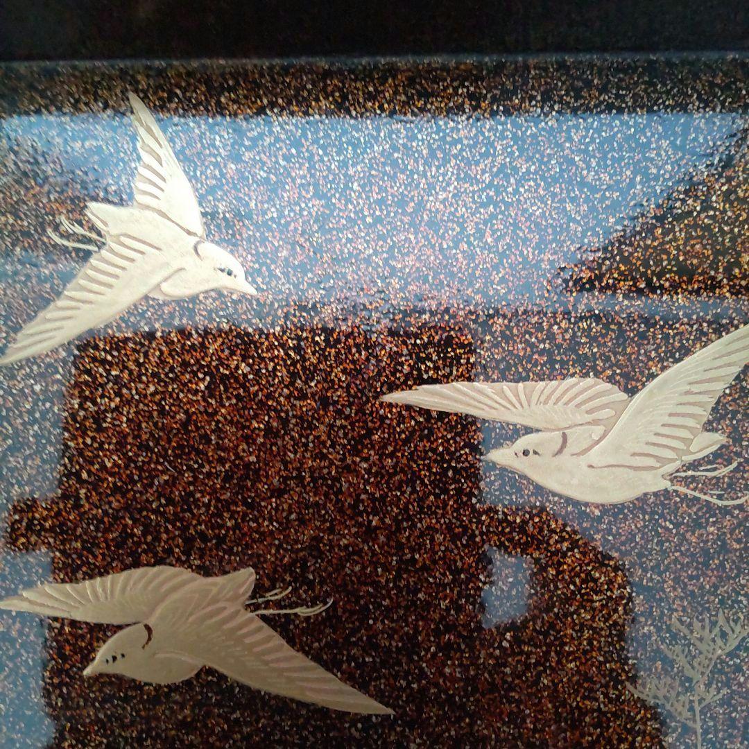 Tarou Kimoto　書道　豪華美品　漆塗り　梨地　金蒔絵硯箱