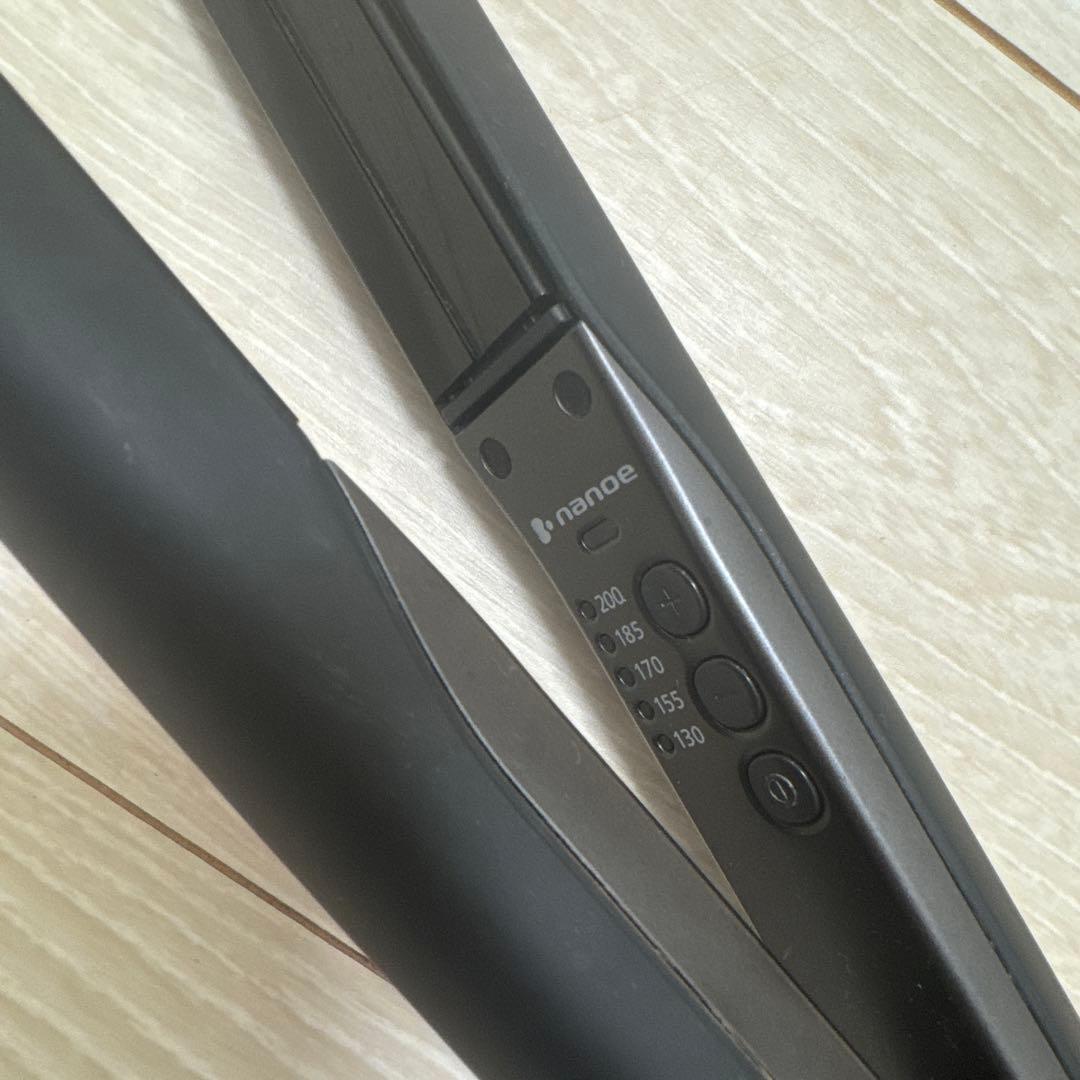 nanocare ストレートヘアアイロン ブラック
