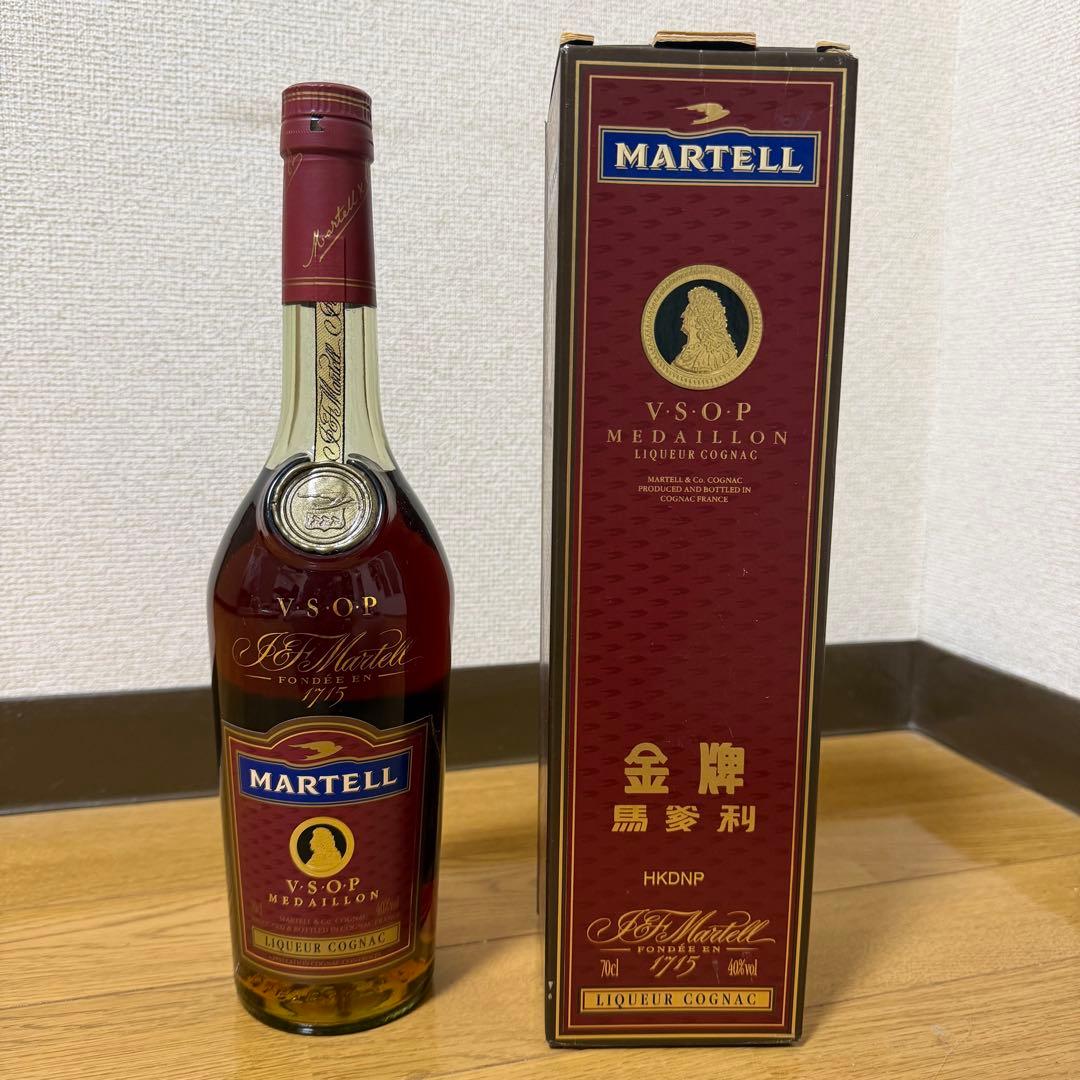 【箱付・未開栓】MARTELL VSOP メダイヨン 金牌 馬爹利 コニャック