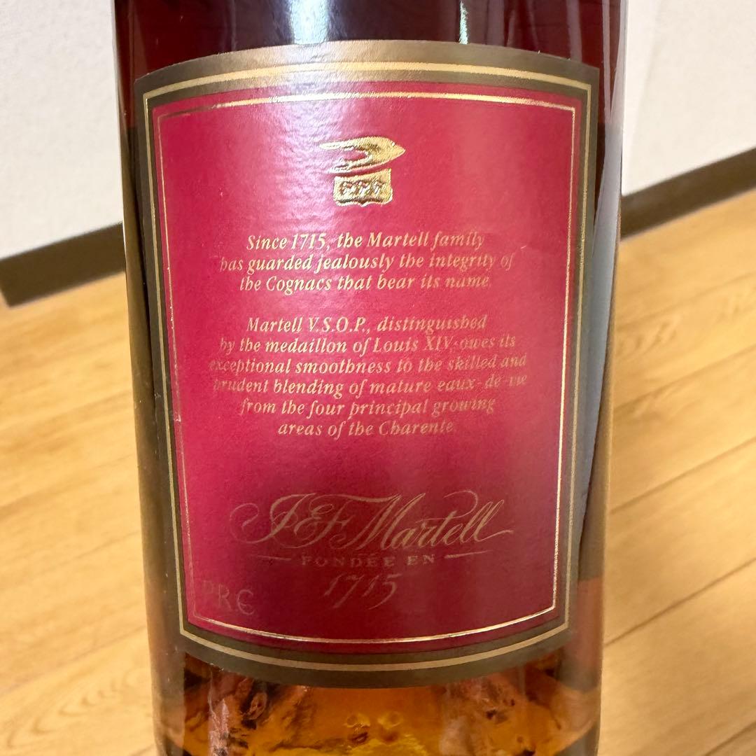 【箱付・未開栓】MARTELL VSOP メダイヨン 金牌 馬爹利 コニャック