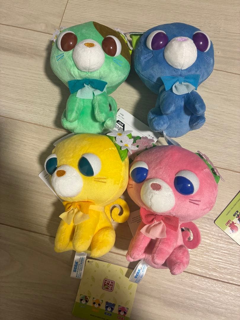 お茶猫ぬいぐるみ お茶犬ぬいぐるみマスコットvol.1 vol.2 まとめ売り