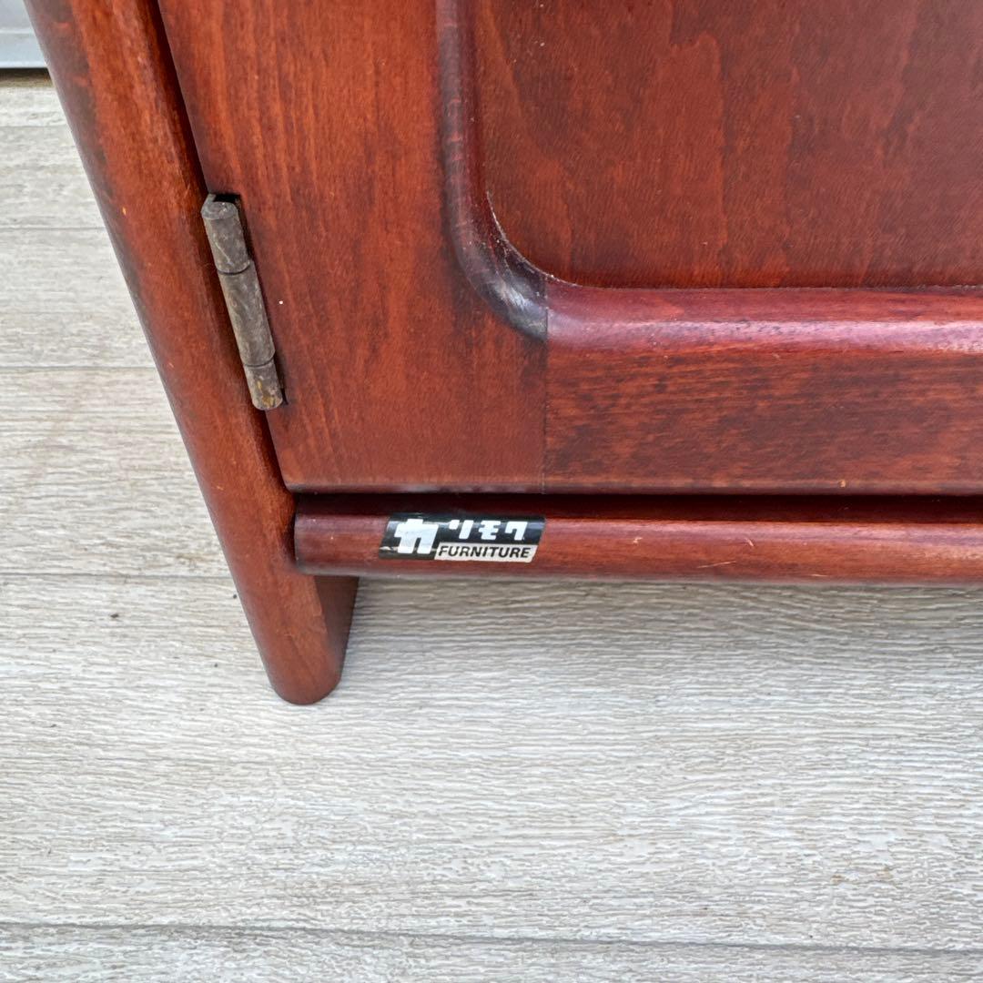 カリモク オールドカリモク 電話台 ファックス台 キャビネット　karimoku