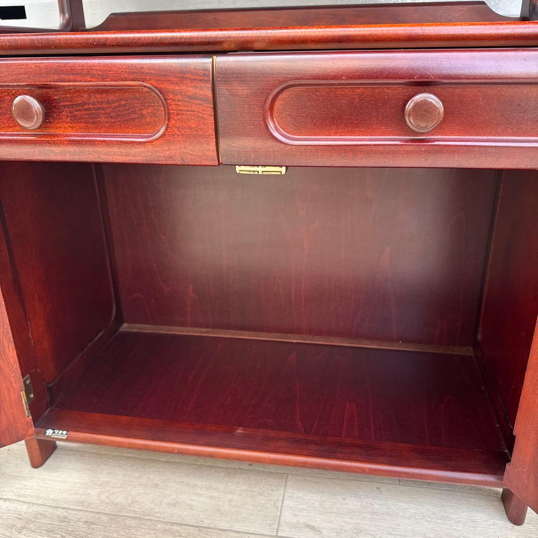 カリモク オールドカリモク 電話台 ファックス台 キャビネット　karimoku