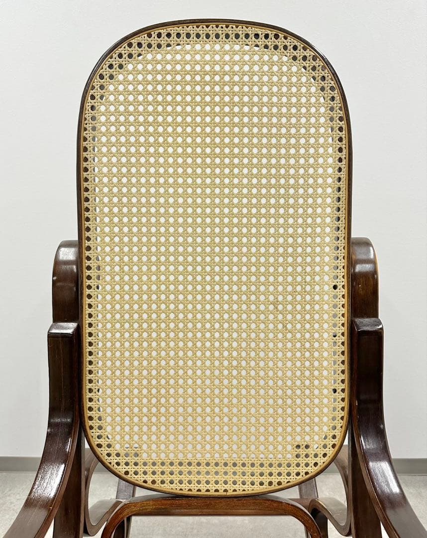 SNT1316 ロッキングチェア アンティーク 籐 昭和レトロ ヴィンテージ家具