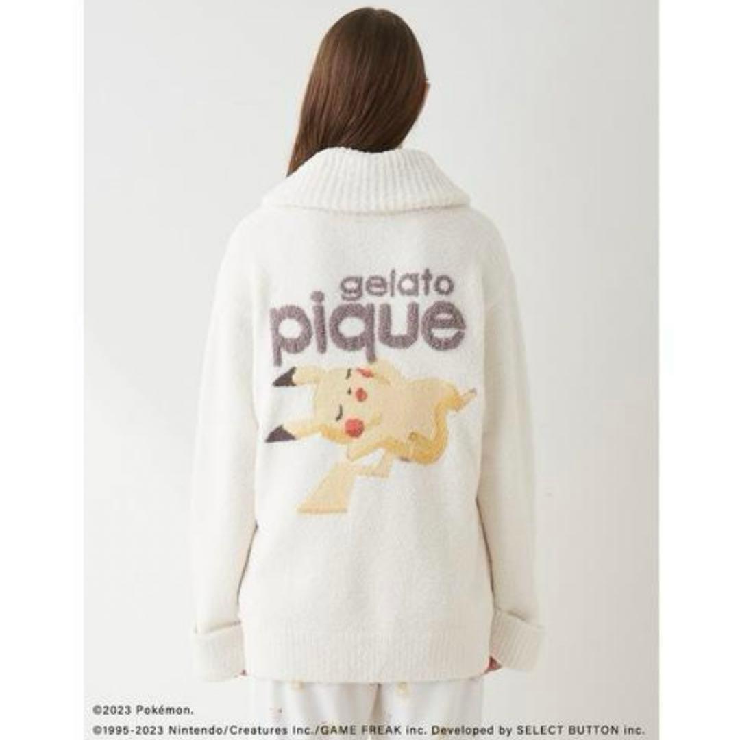 ジェラートピケ　ポケモン　ピカチュウ　カーディガン