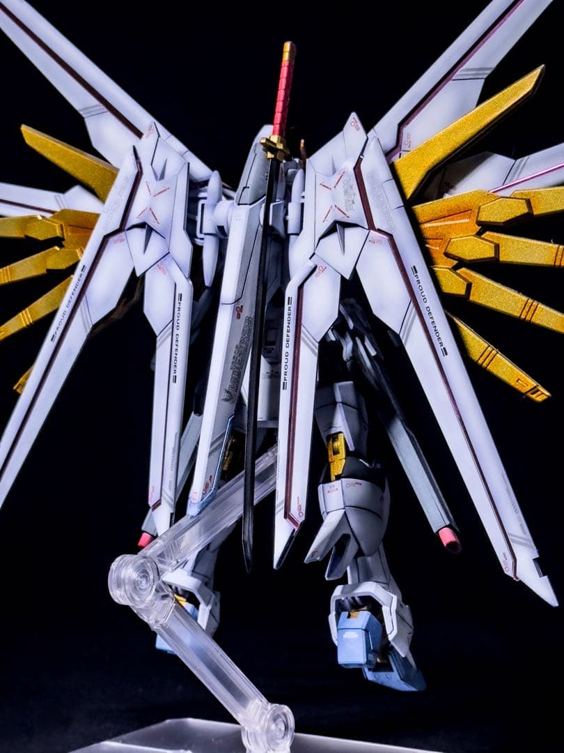 HG マイティーストライクフリーダムガンダム グラデーション塗装 塗装済み完成品