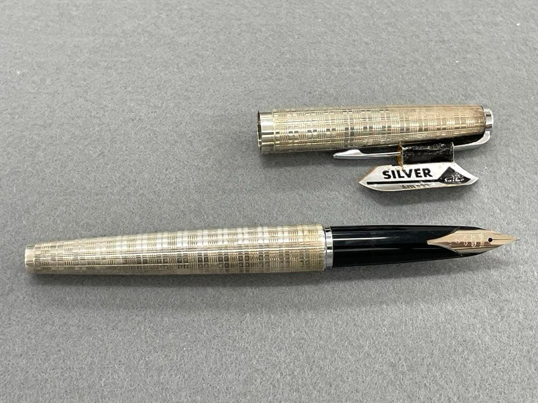 【未使用】セーラー万年筆　スターリングシルバー　18kWG 　＜２＞