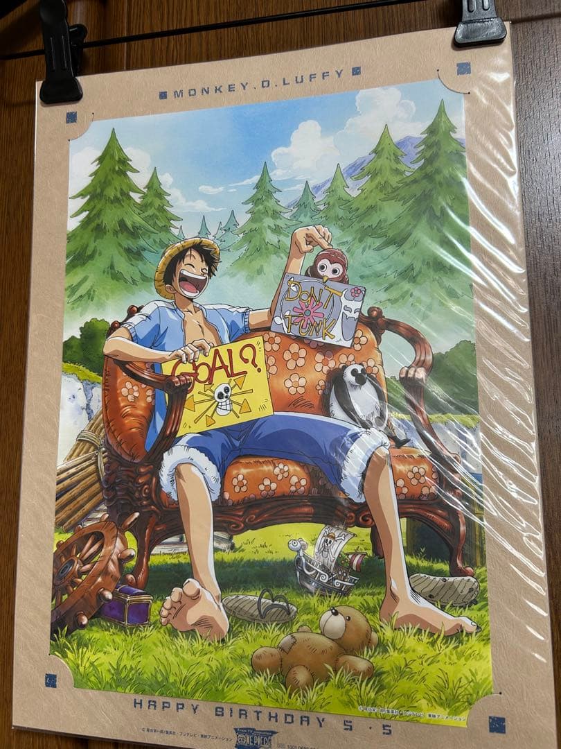 onepiece ワンピース ルフィ 限定 初期 ポートレート BIRTHDAY