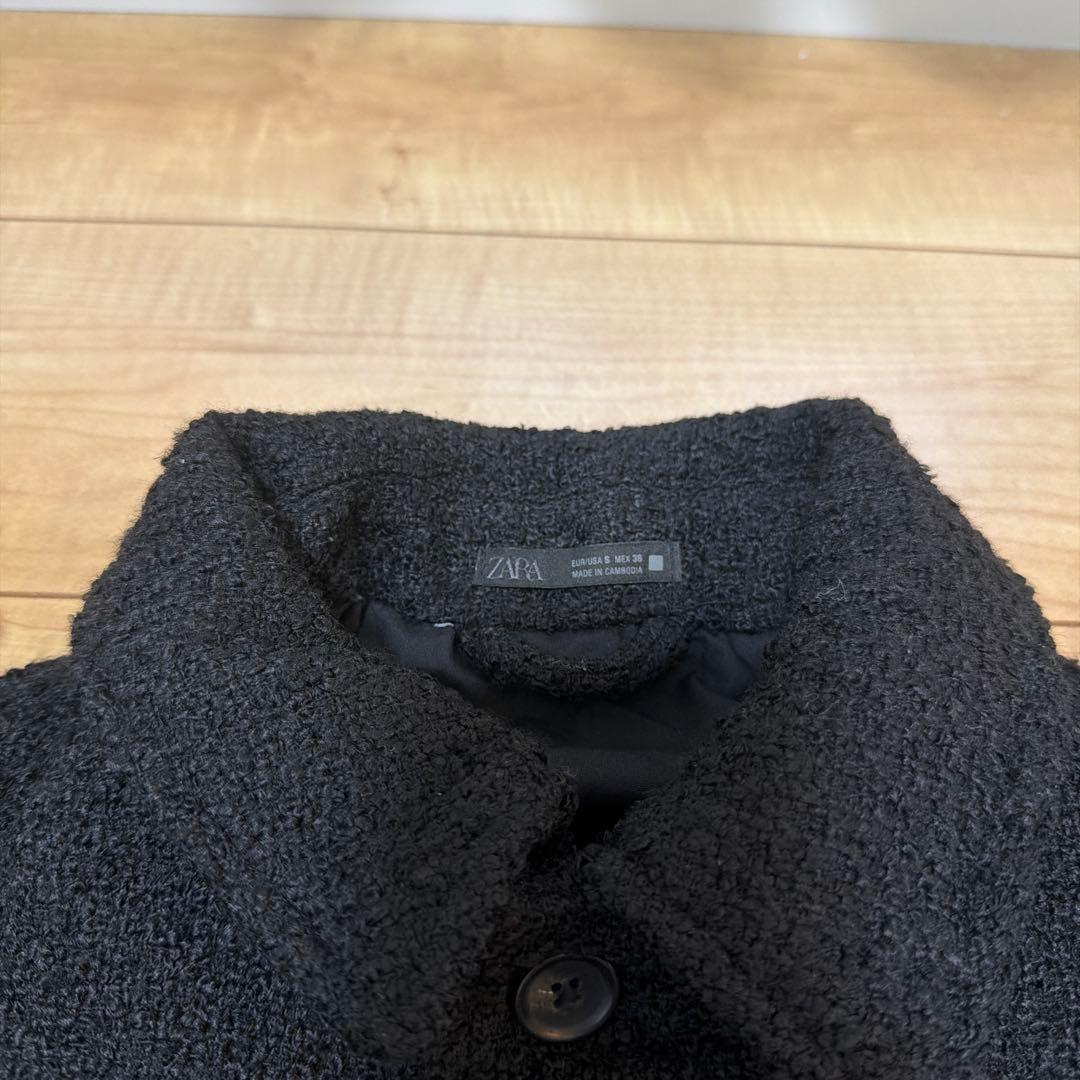 ZARA ザラ テクスチャードポケットシャツジャケット