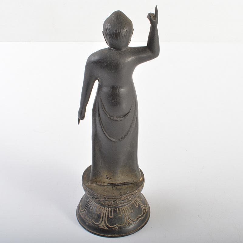 仏教美術　古銅　誕生仏　仏像　M　R6793