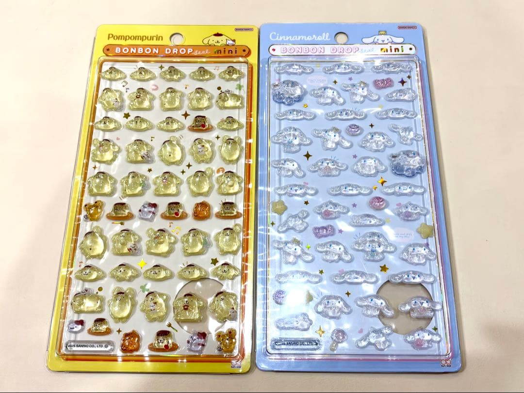 【正規品】サンリオ ボンボンドロップシール ミニ 8種