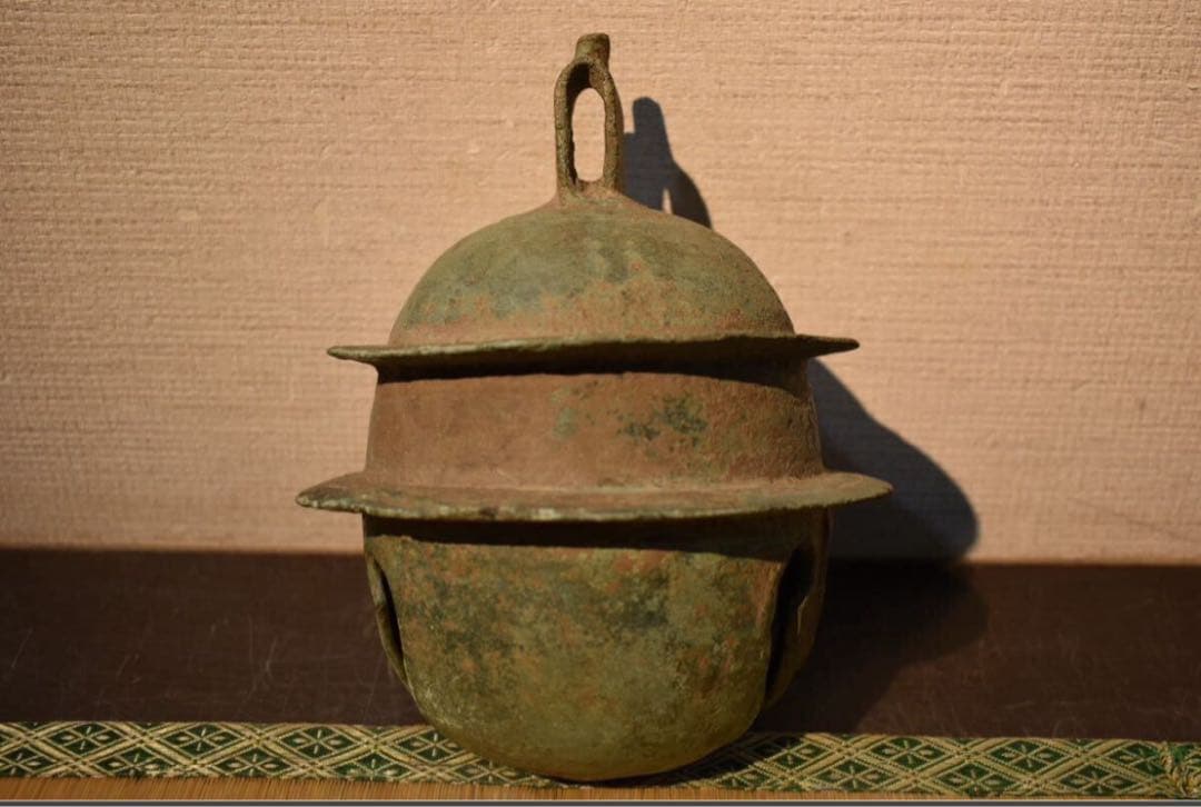 高麗時代 青銅製 金銅鈴 祭祀 密教法具 仏具 仏教美術 仏像 骨董 古美術