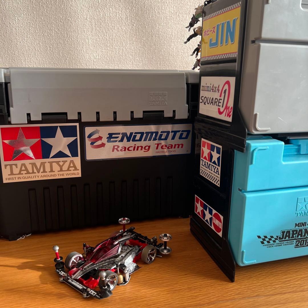 ■激レア　ミニ四駆　完成品　加工　アバンテ　仮面ライダーダブル　ヒート・メタル風