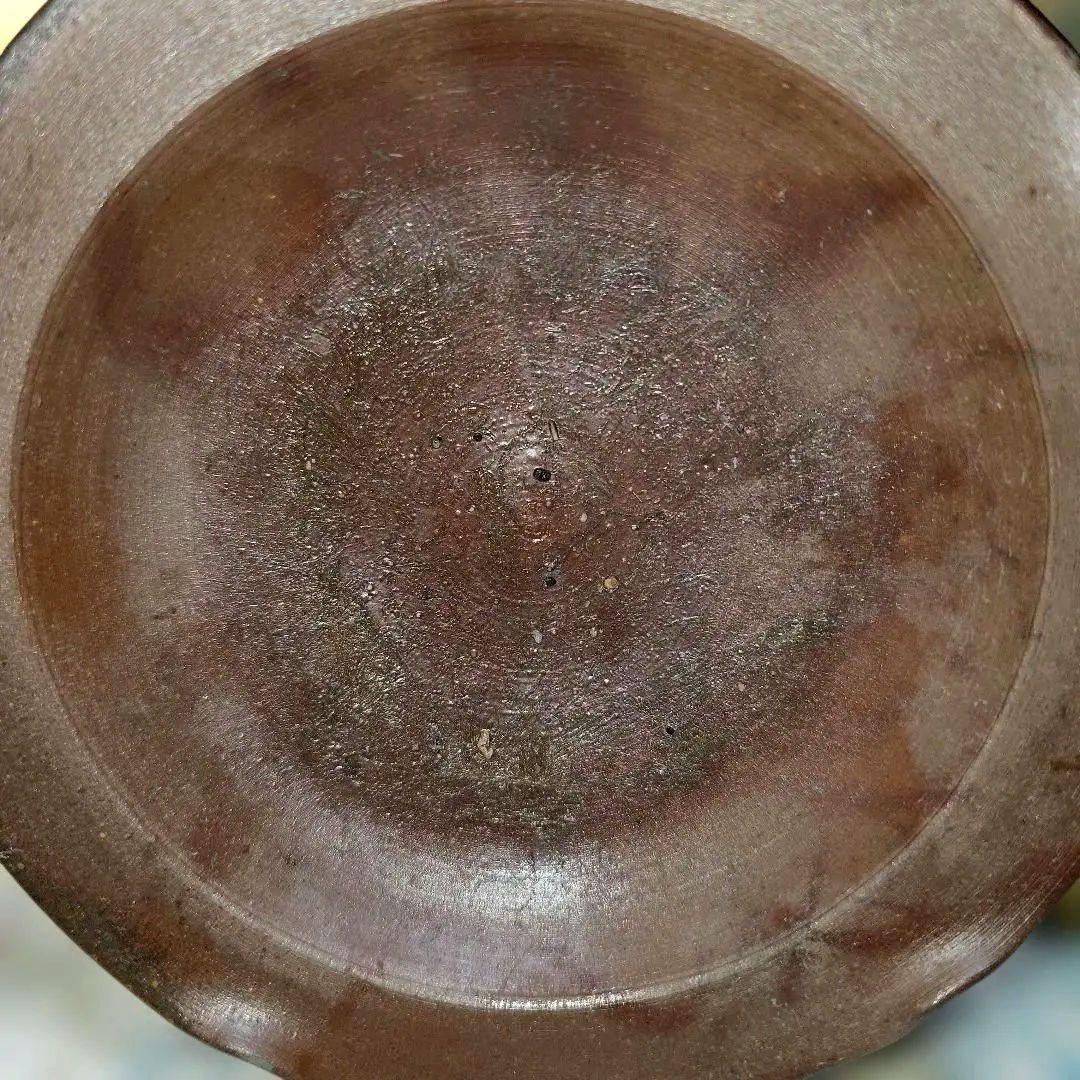 ご購入者様ご確認用　備前焼　木村微風作　花型平小鉢　菓子皿　深皿