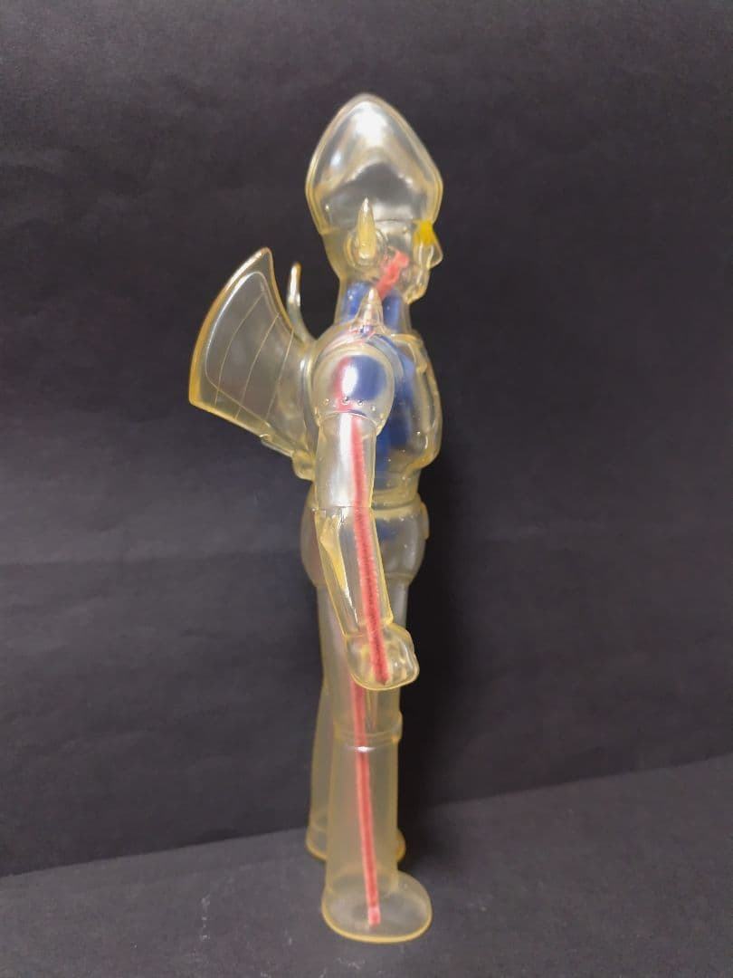 透明人間サンダーZ　 パチソフビ無版権変身サイボーグ昭和おもちゃソフビマジンガー