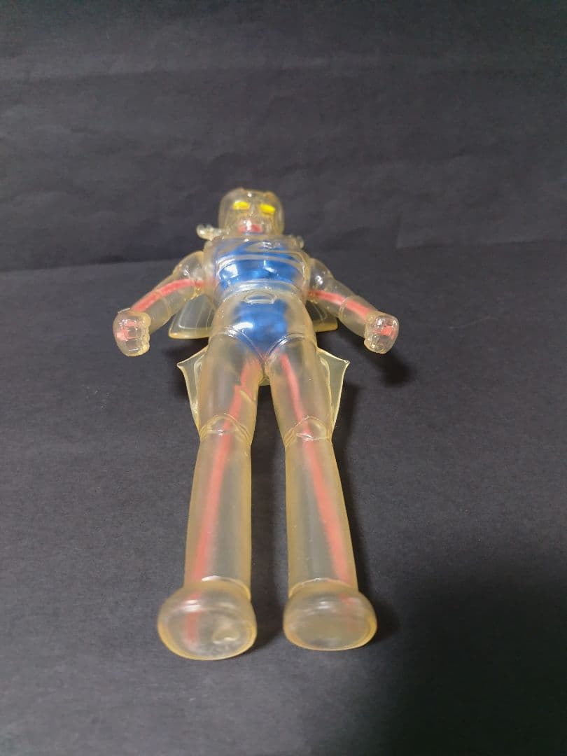 透明人間サンダーZ　 パチソフビ無版権変身サイボーグ昭和おもちゃソフビマジンガー