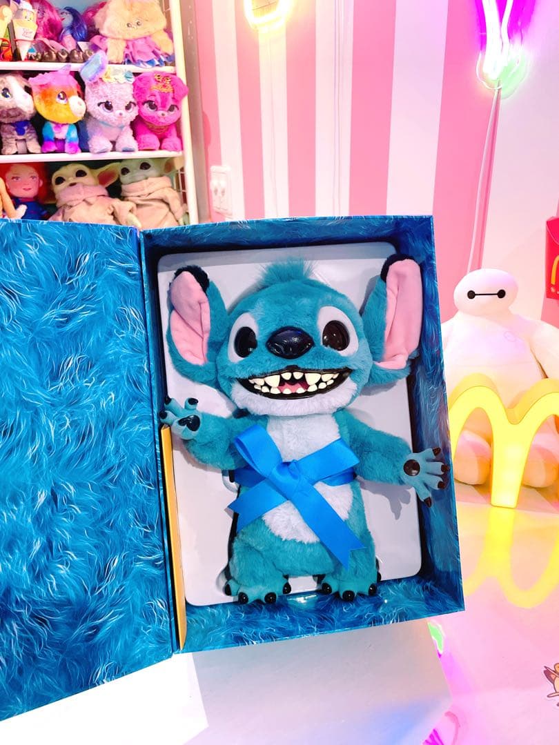 おまけ付き！超リアル♡スティッチ ぬいぐるみ 本体 新品　即日発送！！日本未発売