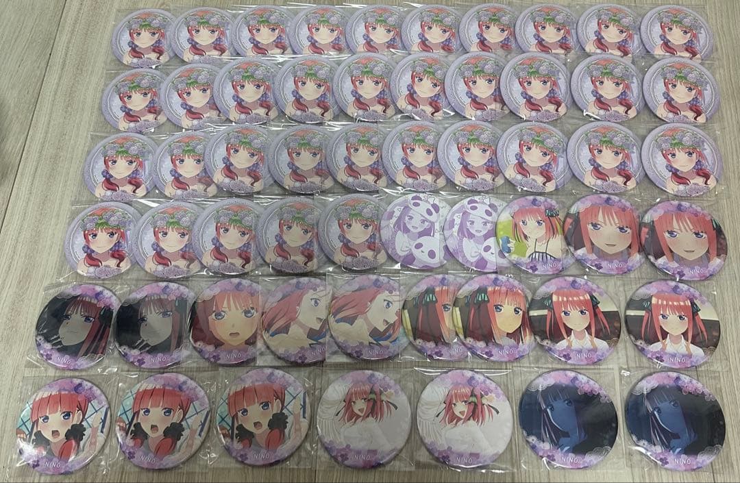 五等分の花嫁 中野二乃 缶バッジ まとめ売り セット