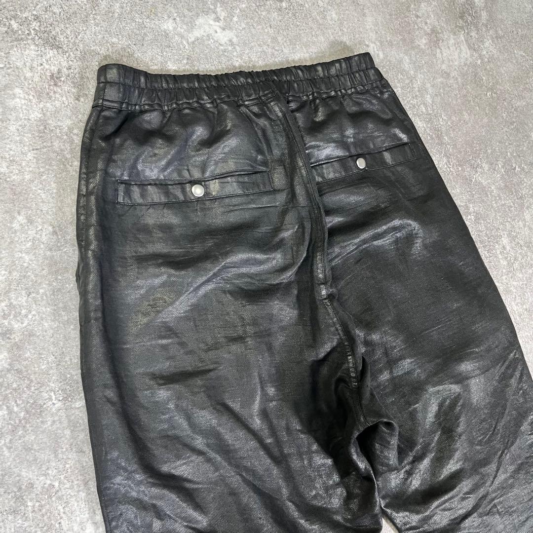19SS Rick Owens コーティングサルエルジョガーパンツ【46】