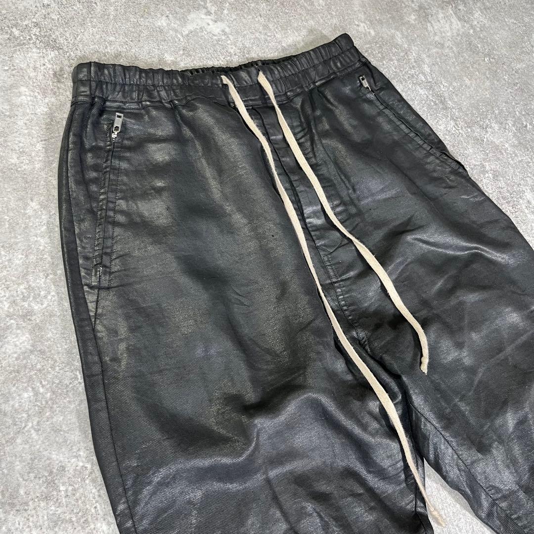 19SS Rick Owens コーティングサルエルジョガーパンツ【46】
