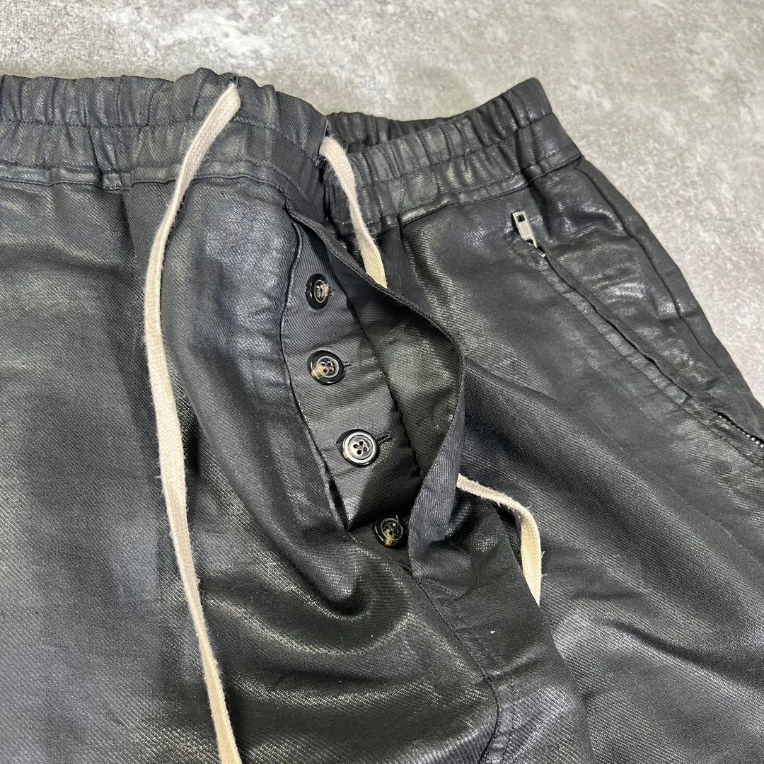 19SS Rick Owens コーティングサルエルジョガーパンツ【46】