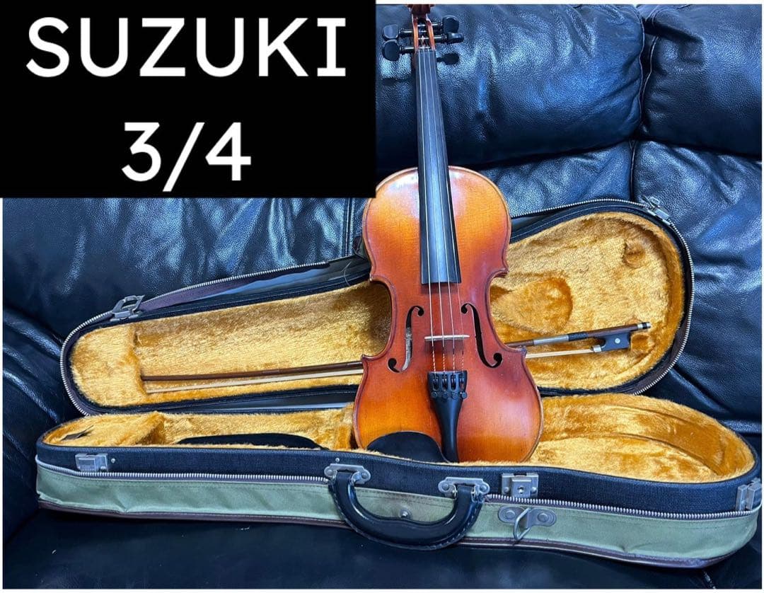 値下げSUZUKI 3/4 バイオリン本体