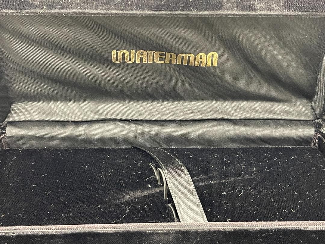 WATERMAN 万年筆 18Kゴールド 万年筆 編み目模様