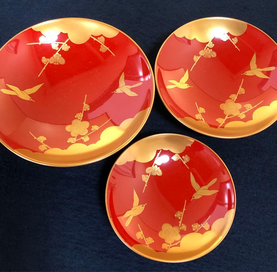 割引❗️《レ》輪島塗 蒔絵付 屠蘇器 漆光堂造 木製漆器 共箱 251110う5