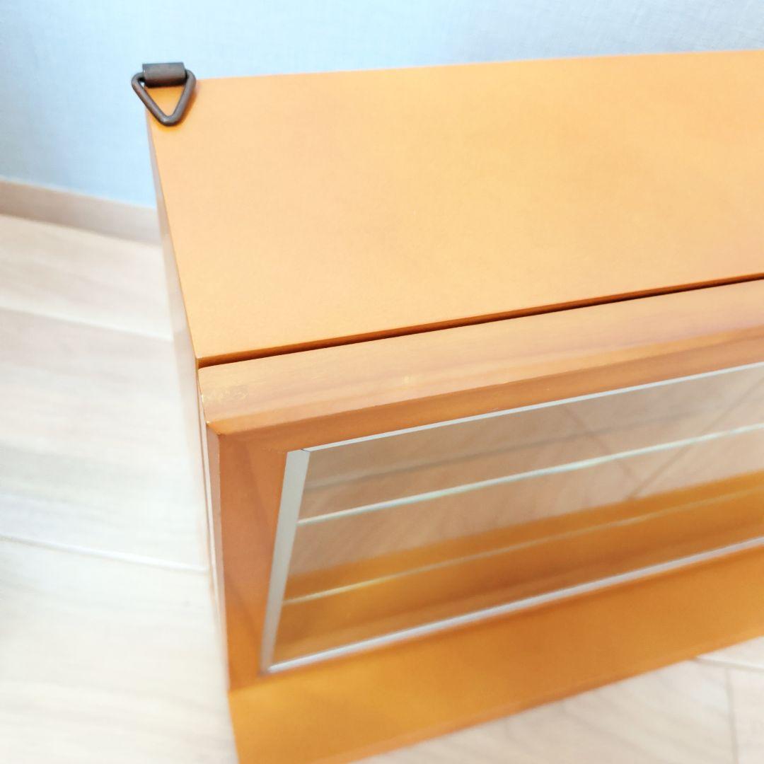 【美品】塩川光明堂 コレクションケース カルトーネ AL-A-CH ガラスケース