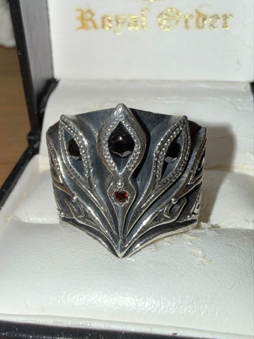 孔雀　リング　925 ティアラリング