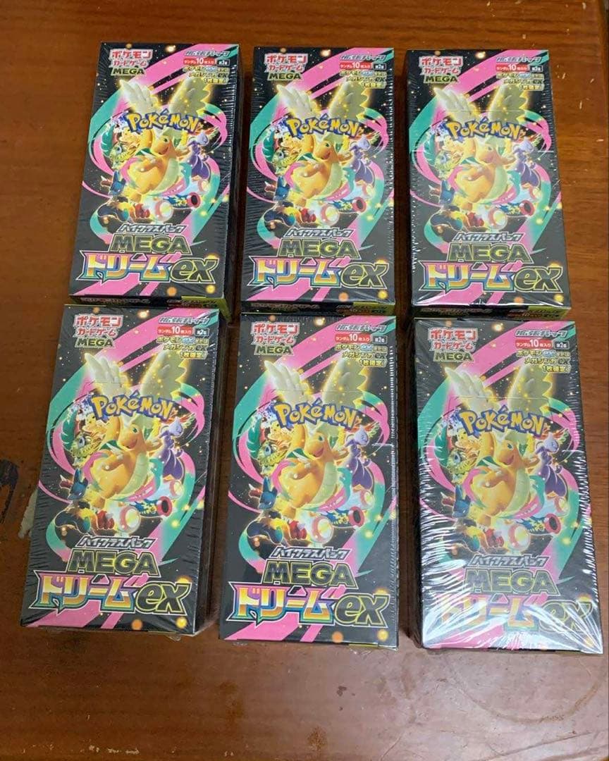 ポケモンカードMEGAドリームEX 6BOXシュリンク付