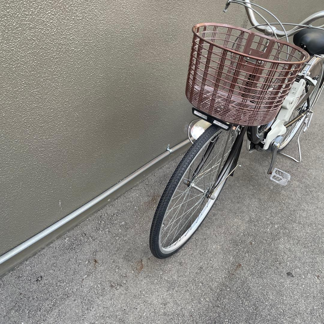 パナソニック電動アシスト自転車26インチ8.9Ahブラウン