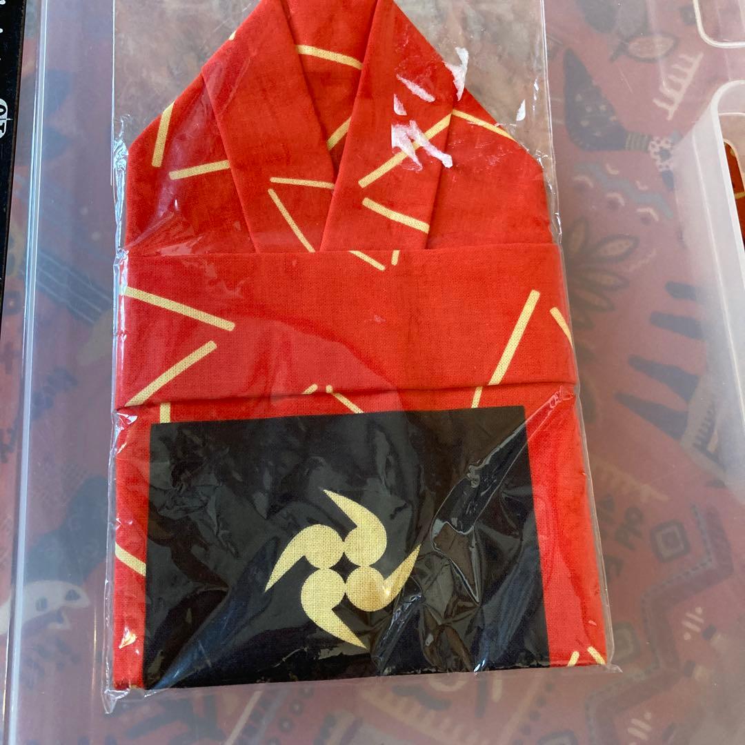 手ぬぐい　刀剣乱舞　赤　静形薙刀　新品未使用