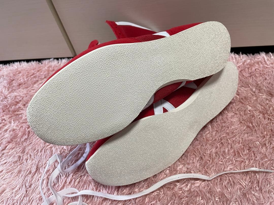 未使用　アシックス ボクシングシューズ　赤　27.5cm 中谷潤人