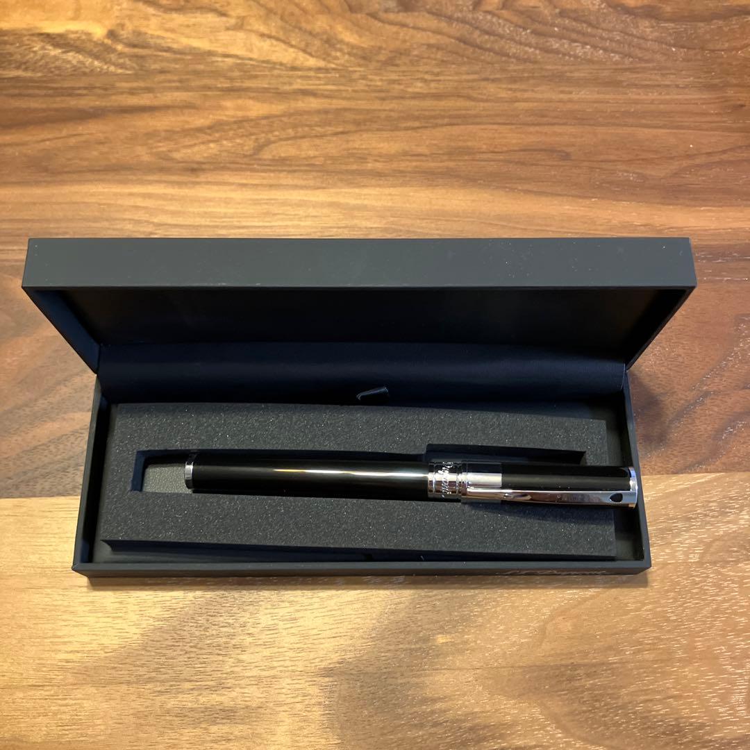 【新品】 ST Dupont 黒 ボールペン ケース付き