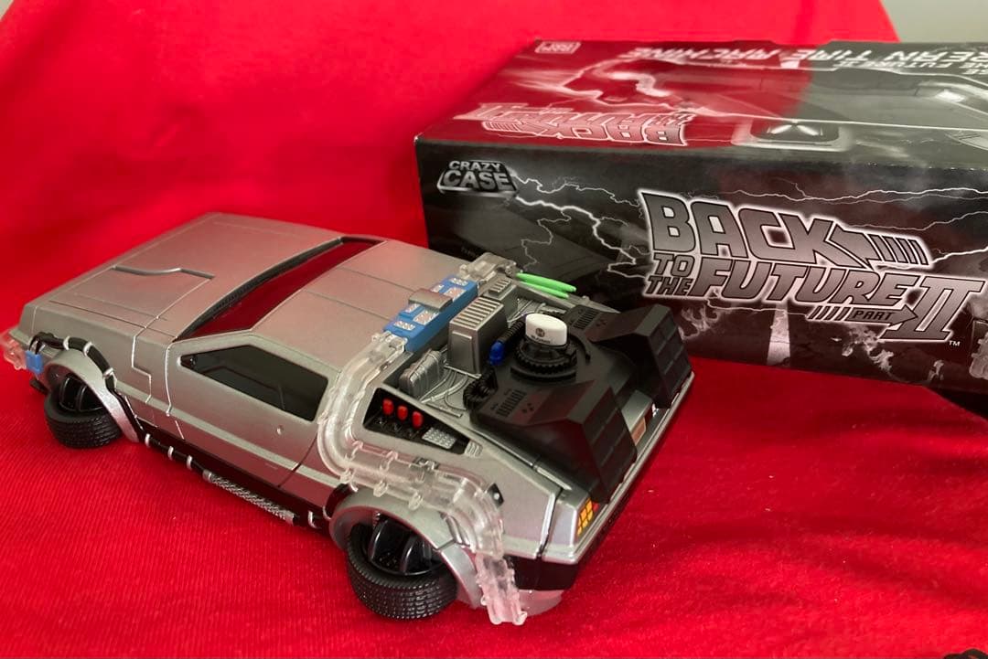 受注生産　光る　デロリアン　バック・トゥ・ザ・フューチャー iPhone ケース