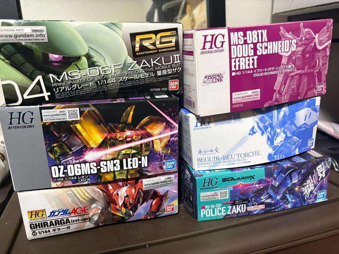 ガンプラセット HG RG 6点