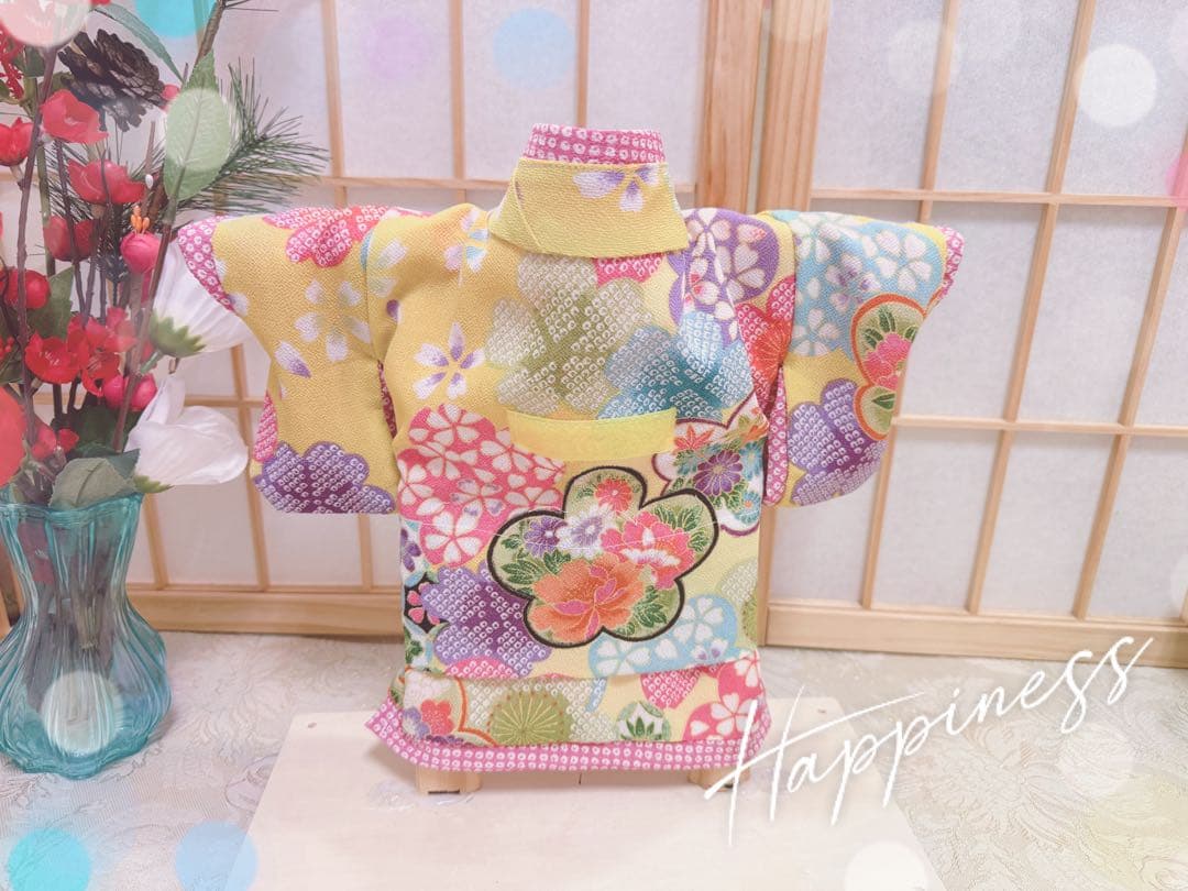 B451.pon2pan2☆犬オーダーお着物☆犬お着物