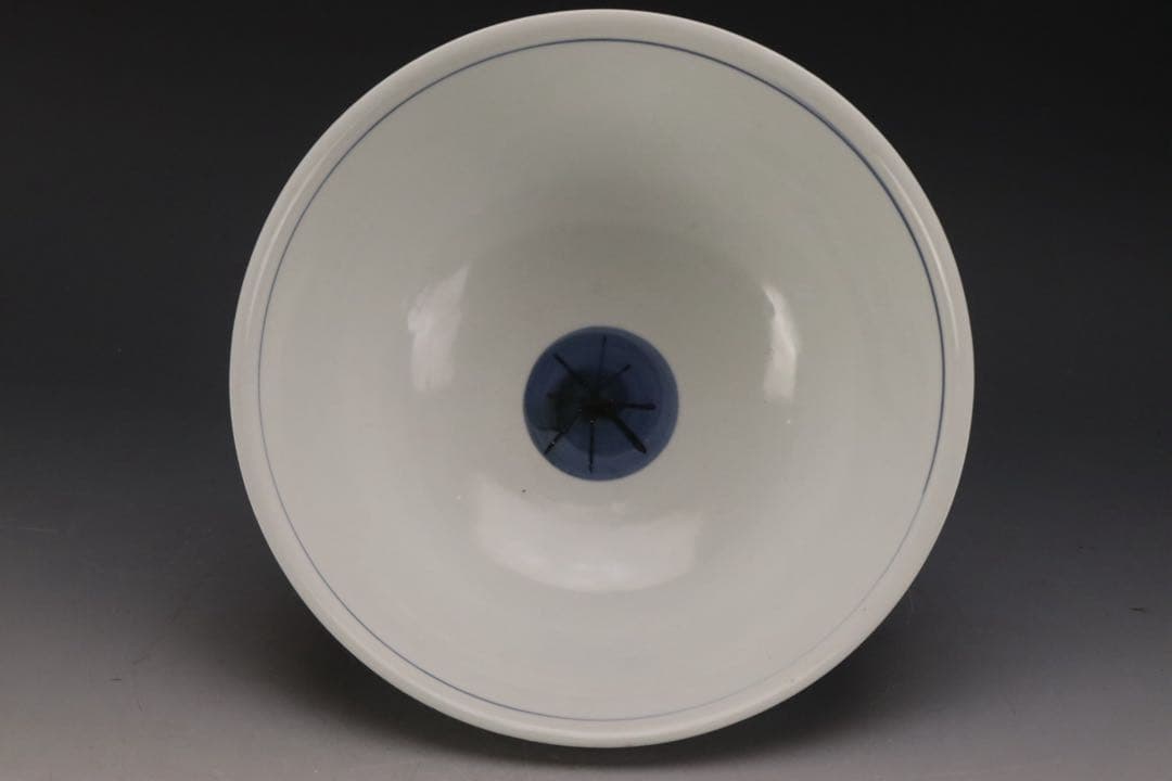 本物保証 北大路魯山人 『そめつけ吉祥鉢』 染付大吉祥鉢 共箱