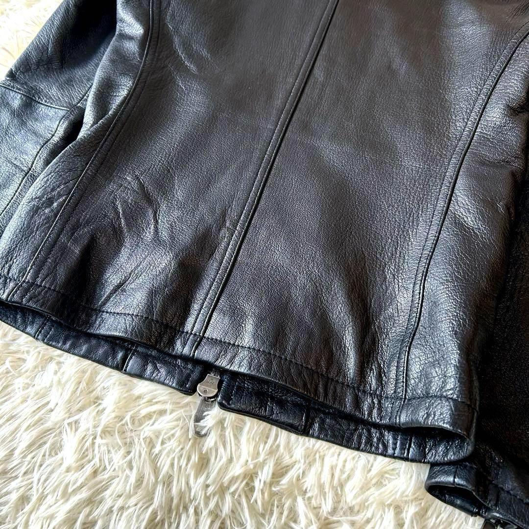 極美品　希少モデル　ジャッククローズ　ラムレザーライダースジャケット　M