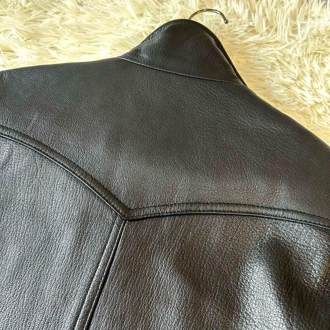 極美品　希少モデル　ジャッククローズ　ラムレザーライダースジャケット　M