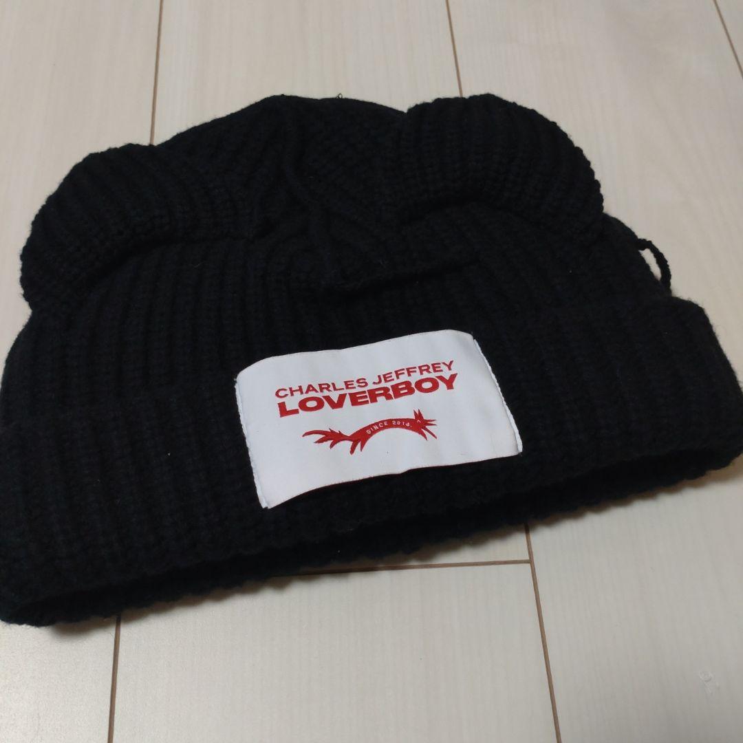 CHARLES JEFFREY LOVERBOY　ニット帽　ネコ