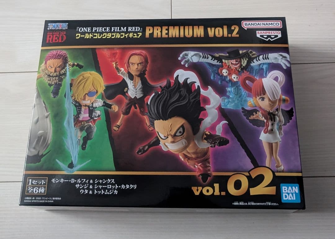 ONE PIECE FILM RED PREMIUM vol.2 6体セット