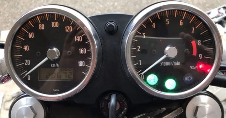 Kawasaki W650 純正メーター